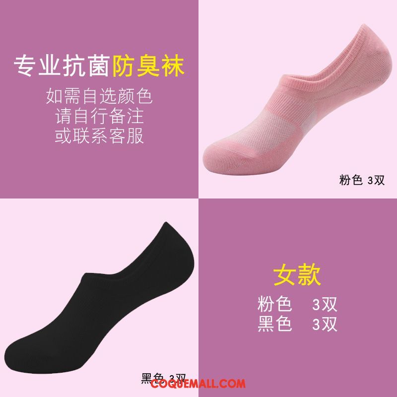 Chaussette Femme Silicone Chaussette Basse Coupée Bouche Peu Profonde, Chaussette Été Chaussette Courte