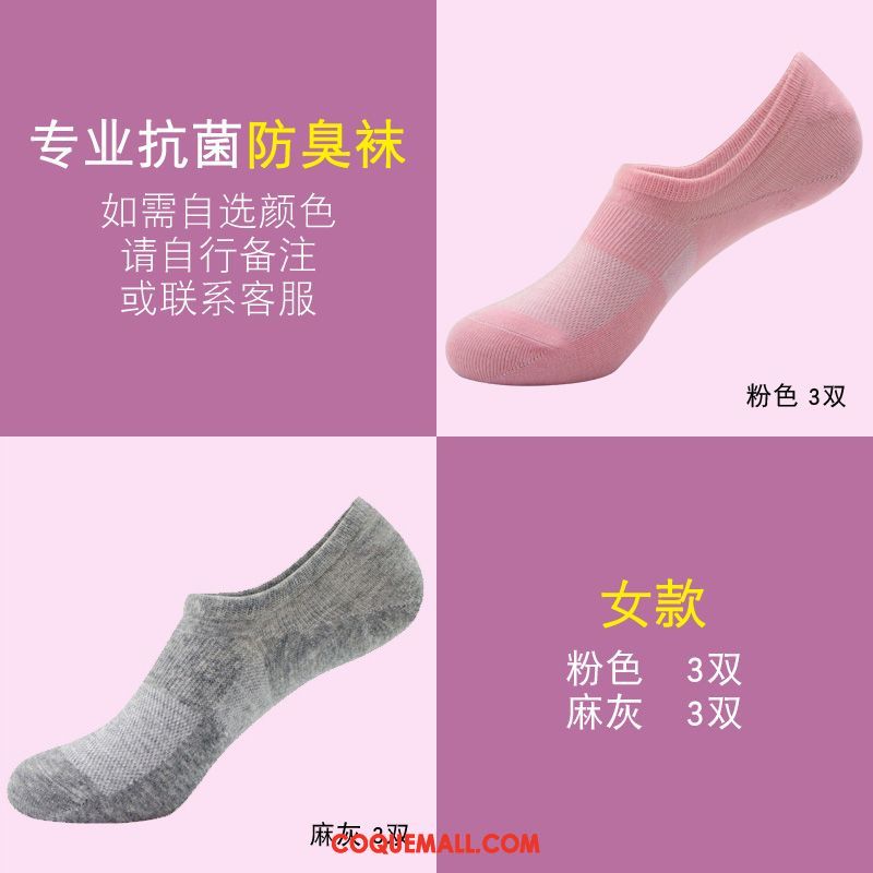 Chaussette Femme Silicone Chaussette Basse Coupée Bouche Peu Profonde, Chaussette Été Chaussette Courte