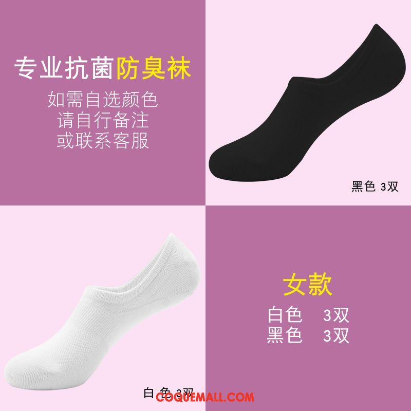 Chaussette Femme Silicone Chaussette Basse Coupée Bouche Peu Profonde, Chaussette Été Chaussette Courte