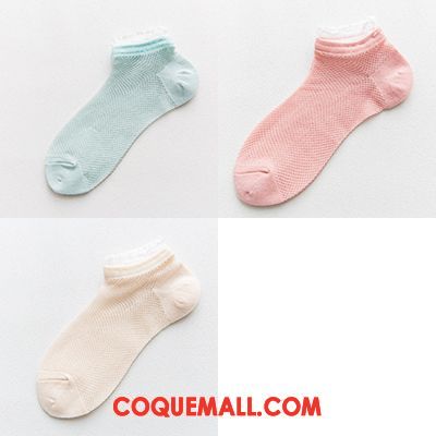 Chaussette Femme Vent De L'université Coton Engrener, Chaussette Bouche Peu Profonde Été