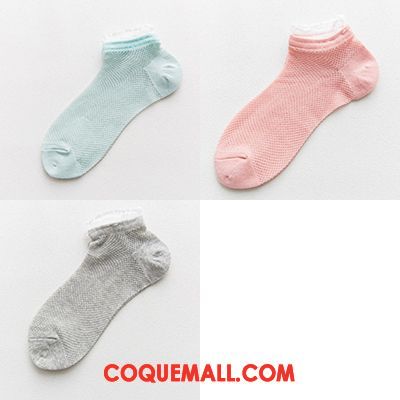 Chaussette Femme Vent De L'université Coton Engrener, Chaussette Bouche Peu Profonde Été