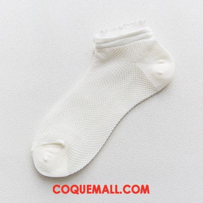 Chaussette Femme Vent De L'université Coton Engrener, Chaussette Bouche Peu Profonde Été