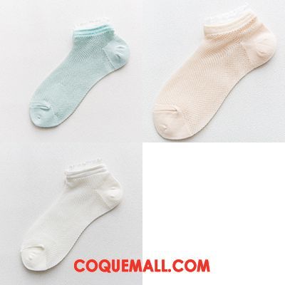 Chaussette Femme Vent De L'université Coton Engrener, Chaussette Bouche Peu Profonde Été