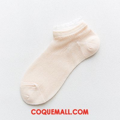 Chaussette Femme Vent De L'université Coton Engrener, Chaussette Bouche Peu Profonde Été