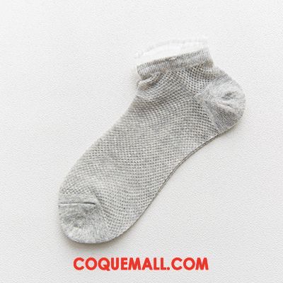 Chaussette Femme Vent De L'université Coton Engrener, Chaussette Bouche Peu Profonde Été