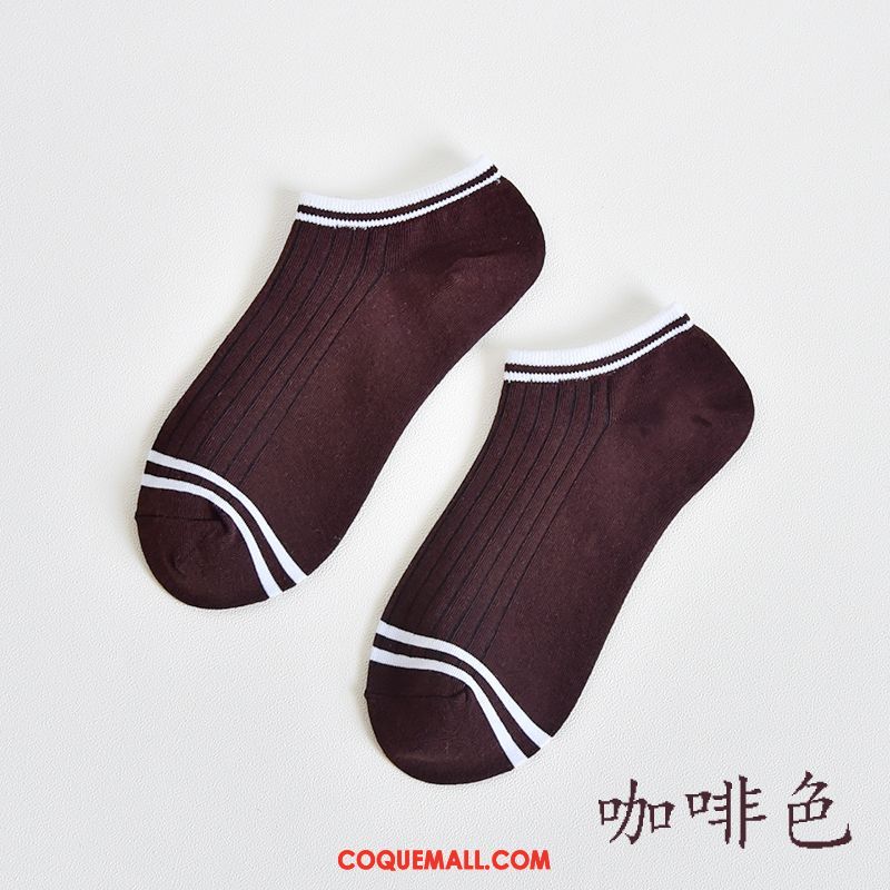 Chaussette Femme Étudiant Section Mince Vent De L'université, Chaussette Rouge Chaussette Basse Coupée