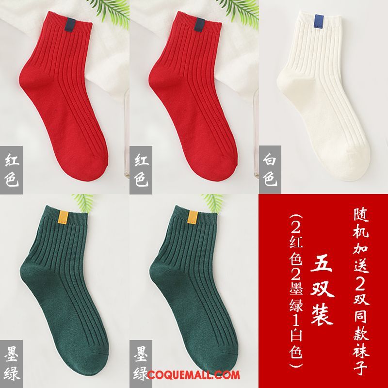 Chaussette Femme Été Chaussettes En Coton Coton, Chaussette Chaussette Courte Vent De L'université