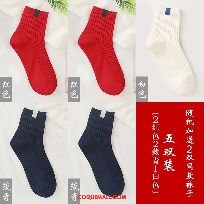 Chaussette Femme Été Chaussettes En Coton Coton, Chaussette Chaussette Courte Vent De L'université