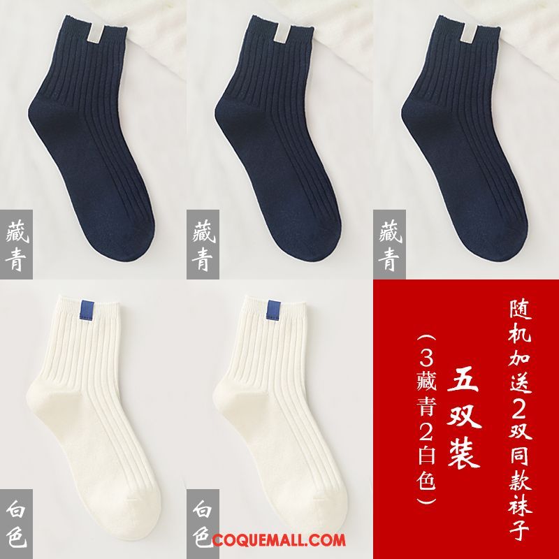 Chaussette Femme Été Chaussettes En Coton Coton, Chaussette Chaussette Courte Vent De L'université