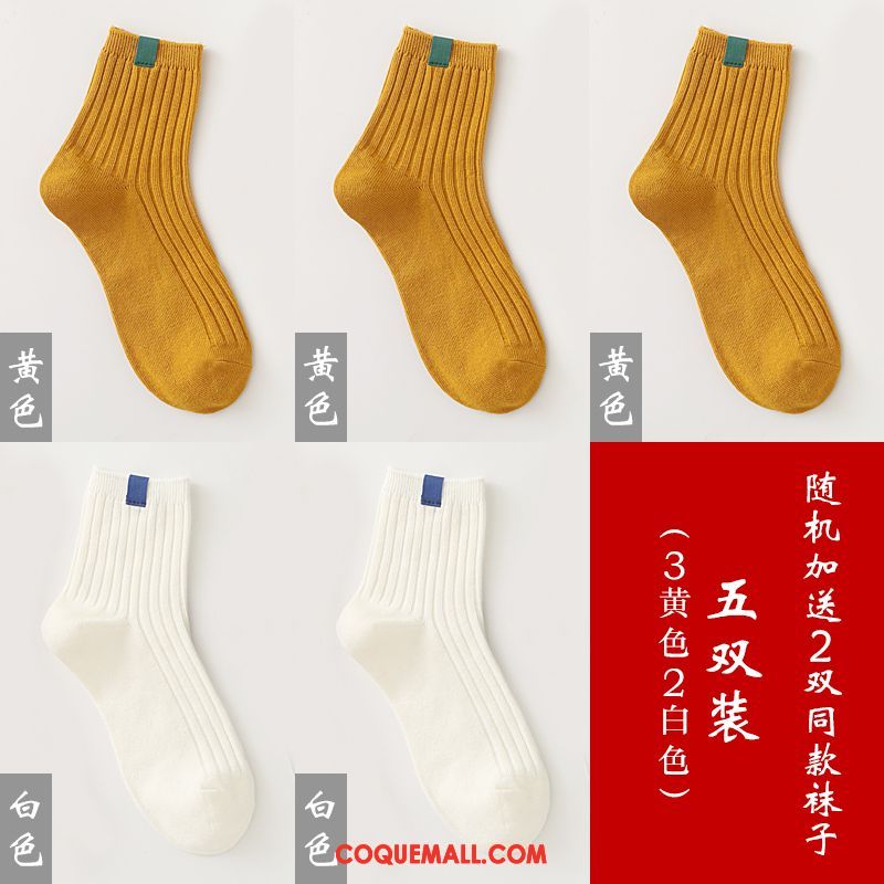 Chaussette Femme Été Chaussettes En Coton Coton, Chaussette Chaussette Courte Vent De L'université