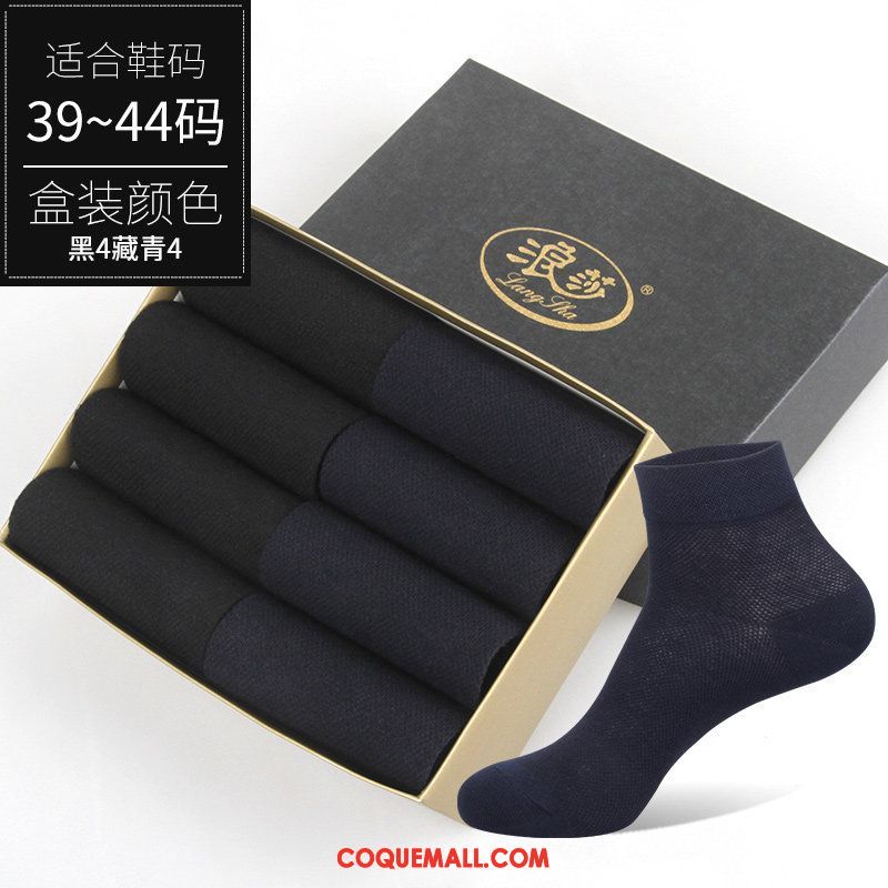 Chaussette Homme Anti-odeur Chaussette Basse Coupée Coton, Chaussette Chaussettes En Coton Court