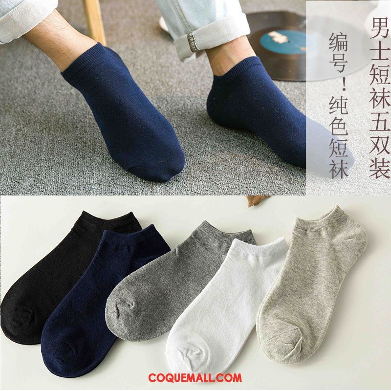 Chaussette Homme Anti-odeur Faible Sport, Chaussette Chaussettes En Coton Chaussette Courte