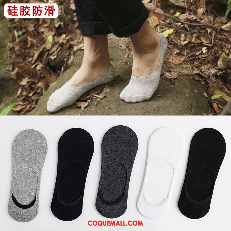 Chaussette Homme Anti-odeur Section Mince Invisible, Chaussette Été Chaussette Courte