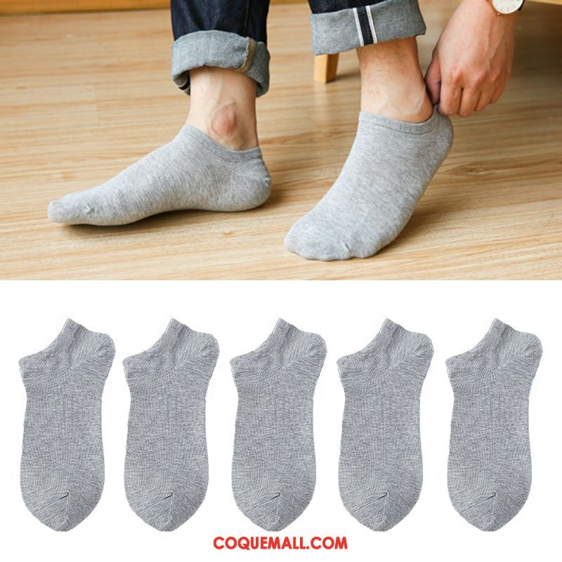 Chaussette Homme Anti-odeur Section Mince Invisible, Chaussette Été Chaussette Courte