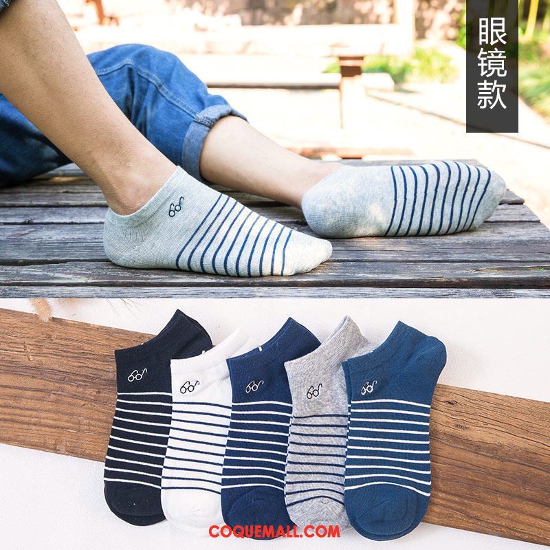 Chaussette Homme Chaussette Basse Coupée Faible Été, Chaussette Chaussette Courte Tendance