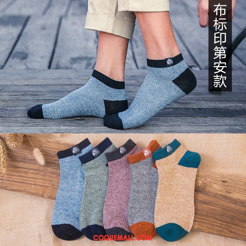 Chaussette Homme Chaussette Basse Coupée Faible Été, Chaussette Chaussette Courte Tendance