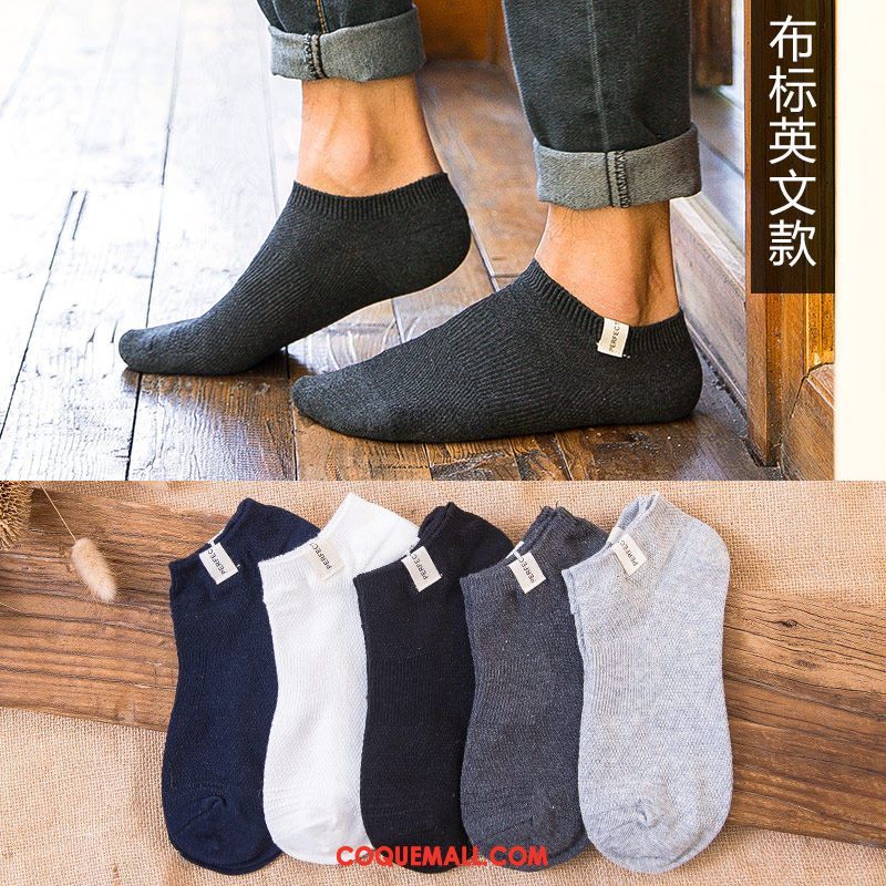 Chaussette Homme Chaussette Basse Coupée Faible Été, Chaussette Chaussette Courte Tendance