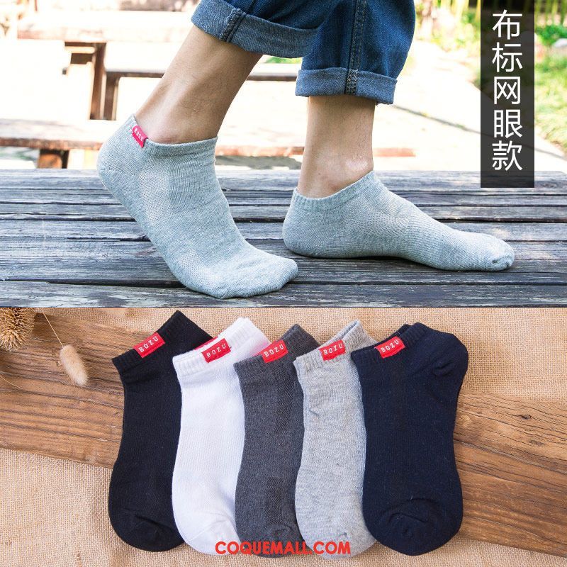 Chaussette Homme Chaussette Basse Coupée Faible Été, Chaussette Chaussette Courte Tendance