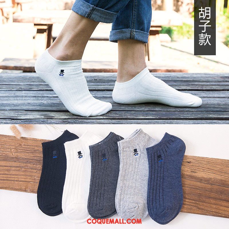 Chaussette Homme Chaussette Basse Coupée Faible Été, Chaussette Chaussette Courte Tendance