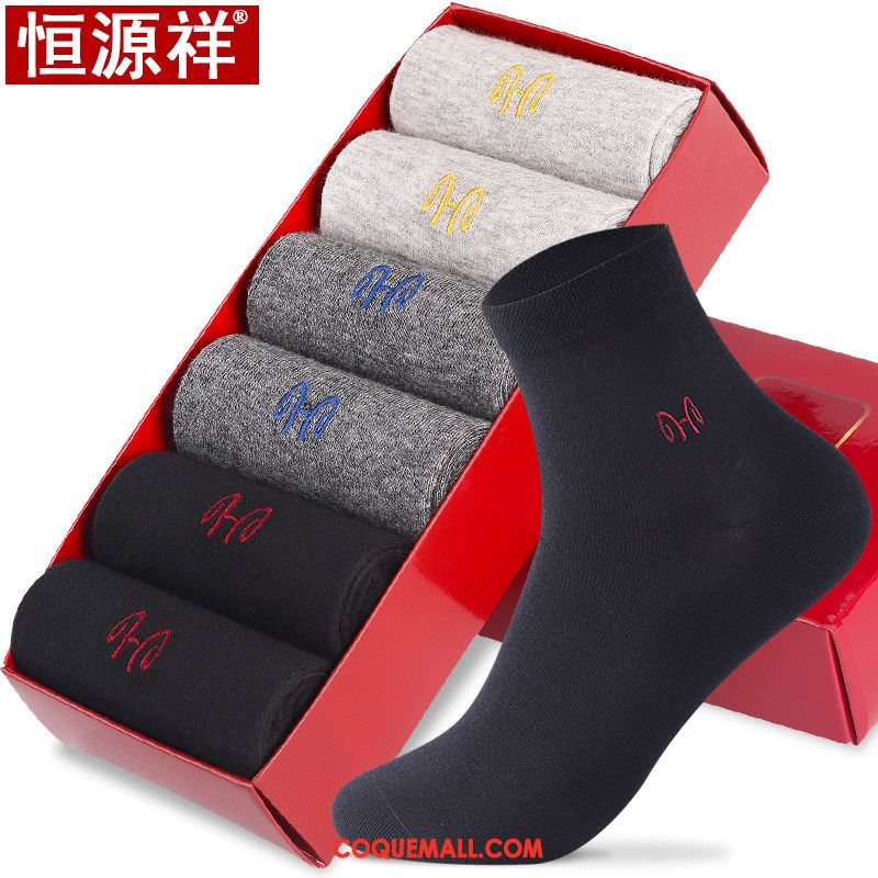 Chaussette Homme Chaussette Courte Section Mince Chaussettes En Coton, Chaussette Transpiration Coton