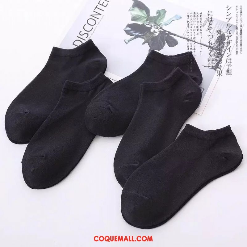 Chaussette Homme Chaussette Courte Transpiration Section Mince, Chaussette Invisible Coton