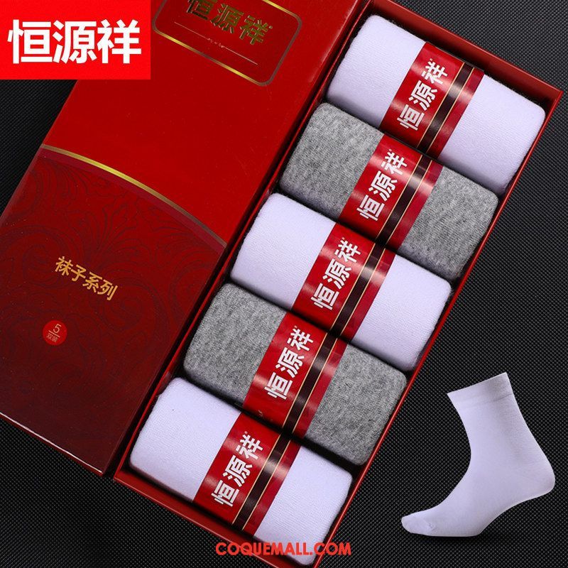 Chaussette Homme Chaussettes En Coton Milieu Respirant, Chaussette Chaussette Basse Coupée Chaussette Courte