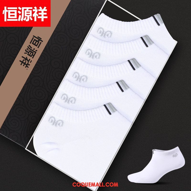 Chaussette Homme Chaussettes En Coton Milieu Respirant, Chaussette Chaussette Basse Coupée Chaussette Courte