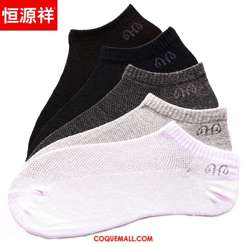 Chaussette Homme Chaussettes En Coton Milieu Respirant, Chaussette Chaussette Basse Coupée Chaussette Courte