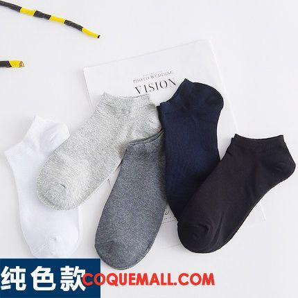 Chaussette Homme Chaussettes En Coton Été Chaussette Basse Coupée, Chaussette Anti-odeur Invisible