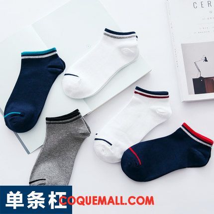 Chaussette Homme Chaussettes En Coton Été Chaussette Basse Coupée, Chaussette Anti-odeur Invisible