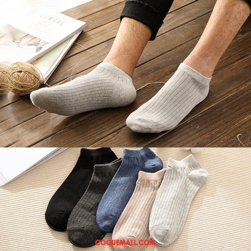 Chaussette Homme Faible Chaussette Basse Coupée Invisible, Chaussette Chaussettes En Coton Transpiration