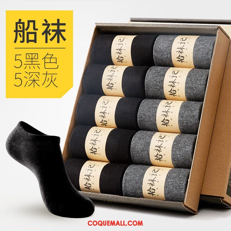 Chaussette Homme Hiver Chaussette Courte Chaussettes En Coton, Chaussette L'automne Milieu