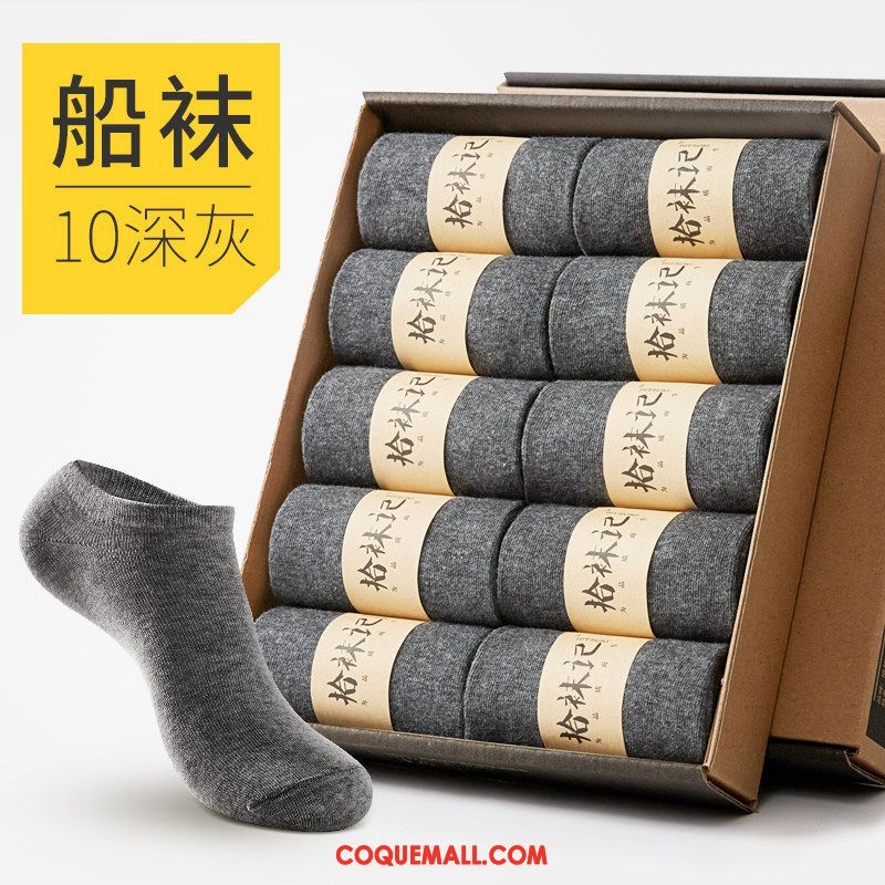 Chaussette Homme Hiver Chaussette Courte Chaussettes En Coton, Chaussette L'automne Milieu