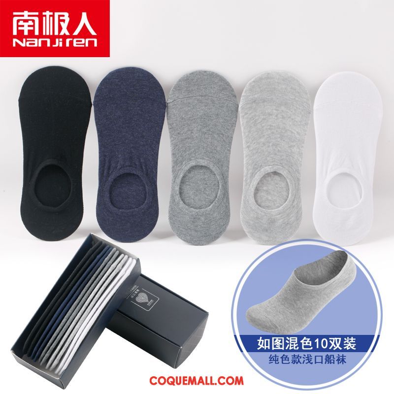 Chaussette Homme Invisible Chaussette Basse Coupée Bouche Peu Profonde, Chaussette Entreprise Milieu