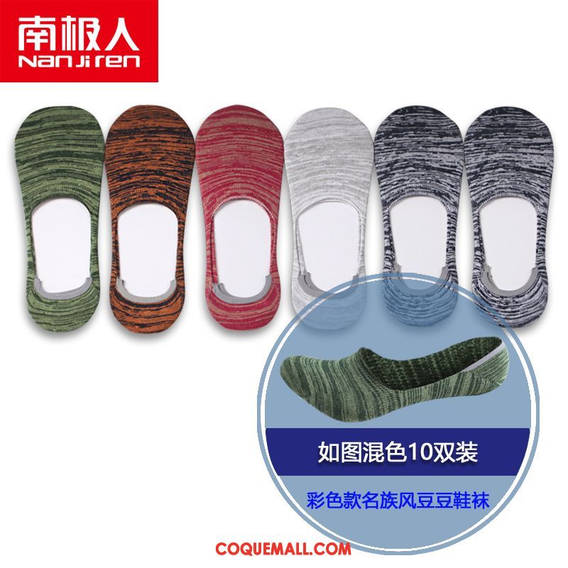 Chaussette Homme Invisible Chaussette Basse Coupée Bouche Peu Profonde, Chaussette Entreprise Milieu