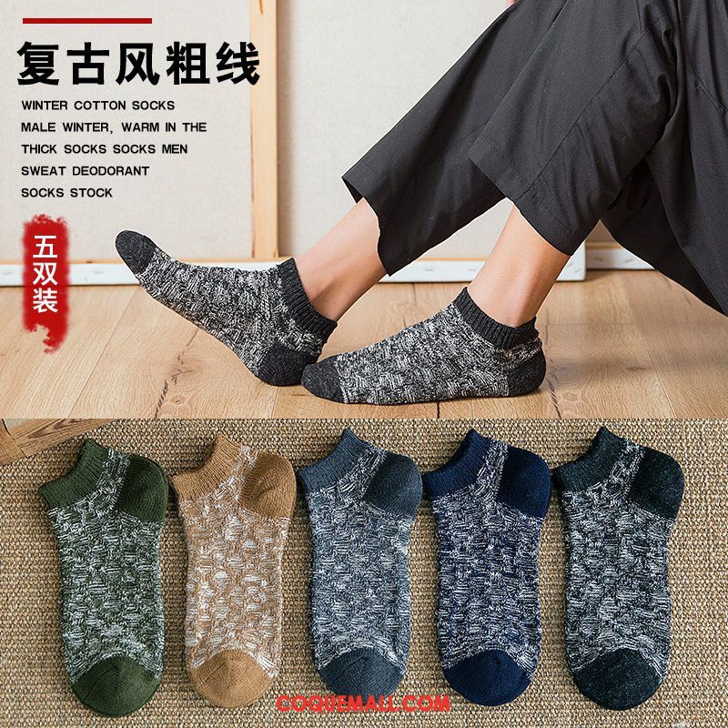 Chaussette Homme L'automne Milieu Tendance, Chaussette Quatre Saisons Vent De L'université