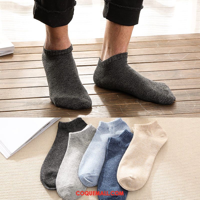 Chaussette Homme Mince Chaussette Basse Coupée Transpiration, Chaussette Chaussette Courte Chaussettes En Coton