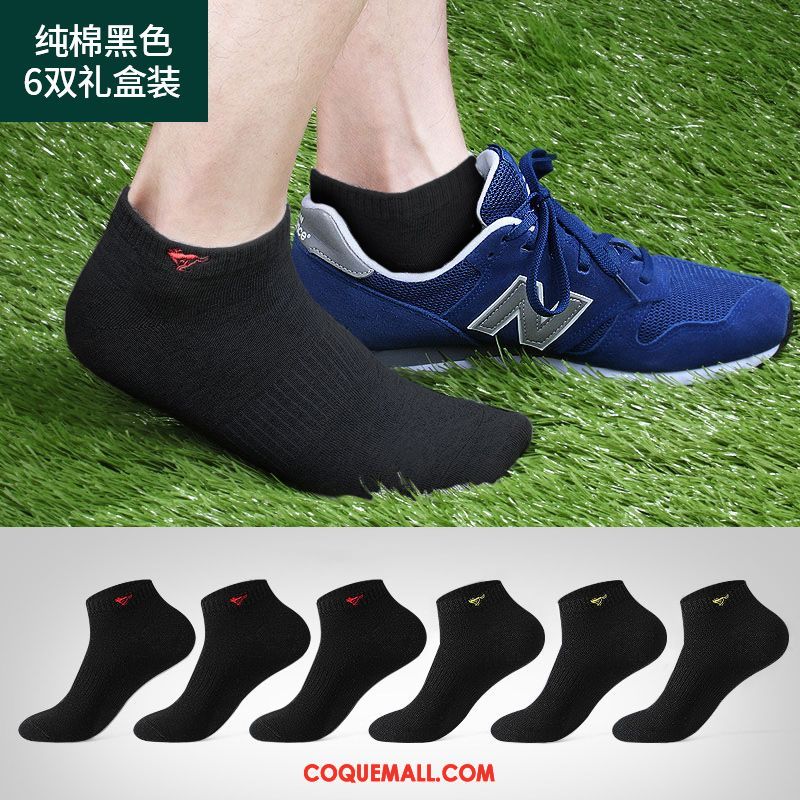 Chaussette Homme Sport Section Mince Été, Chaussette Anti-odeur Chaussette Basse Coupée