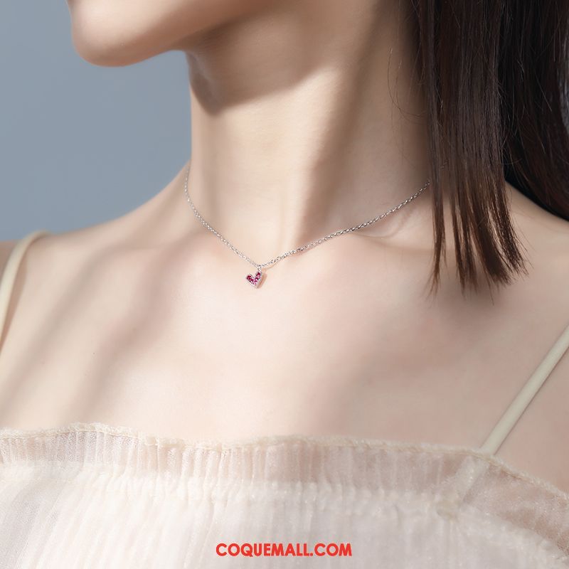 Collier Femme Creux Amour Frais, Collier Étudiant Simple