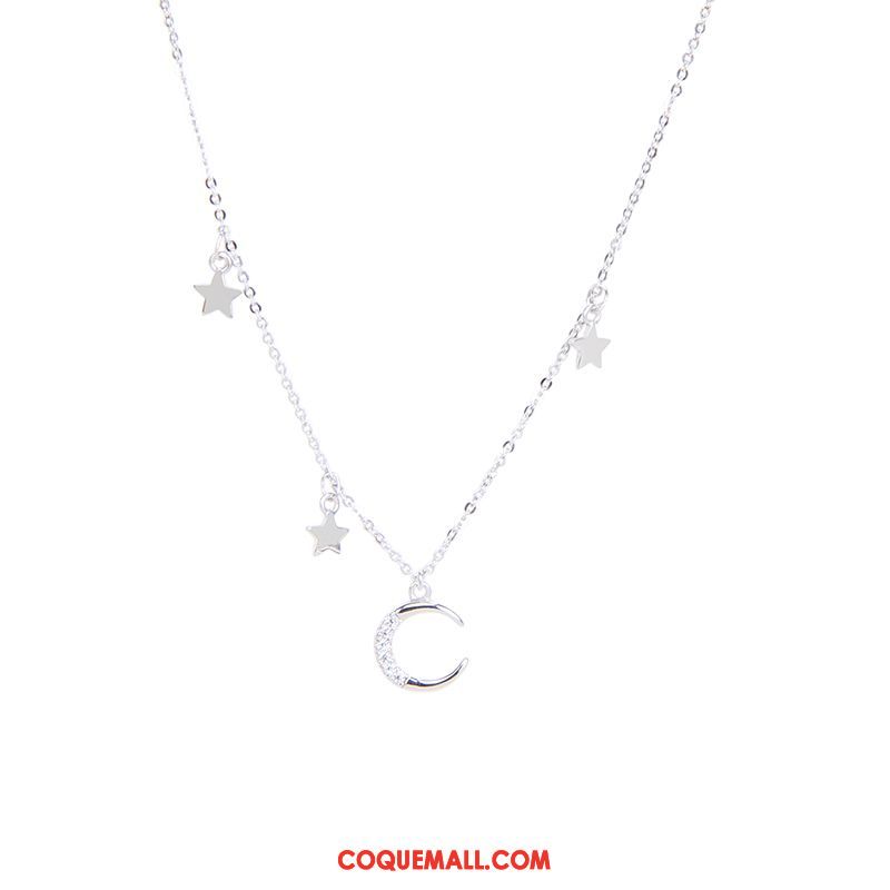 Collier Femme Frais Argenté Pure, Collier Simple