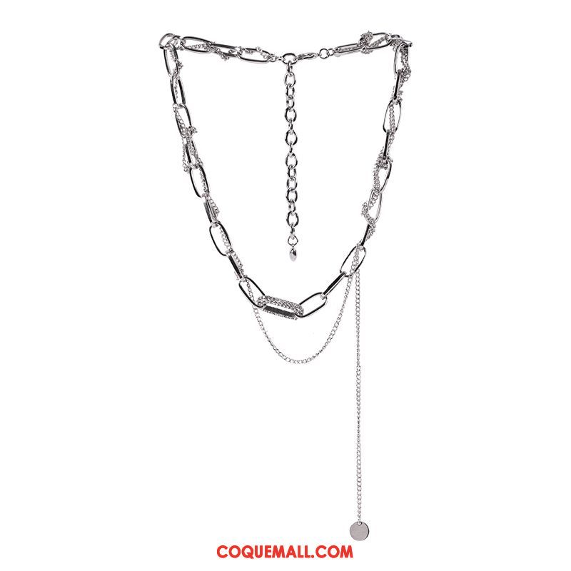 Collier Femme Personnalité Loisir Rue, Collier Multicouche Europe