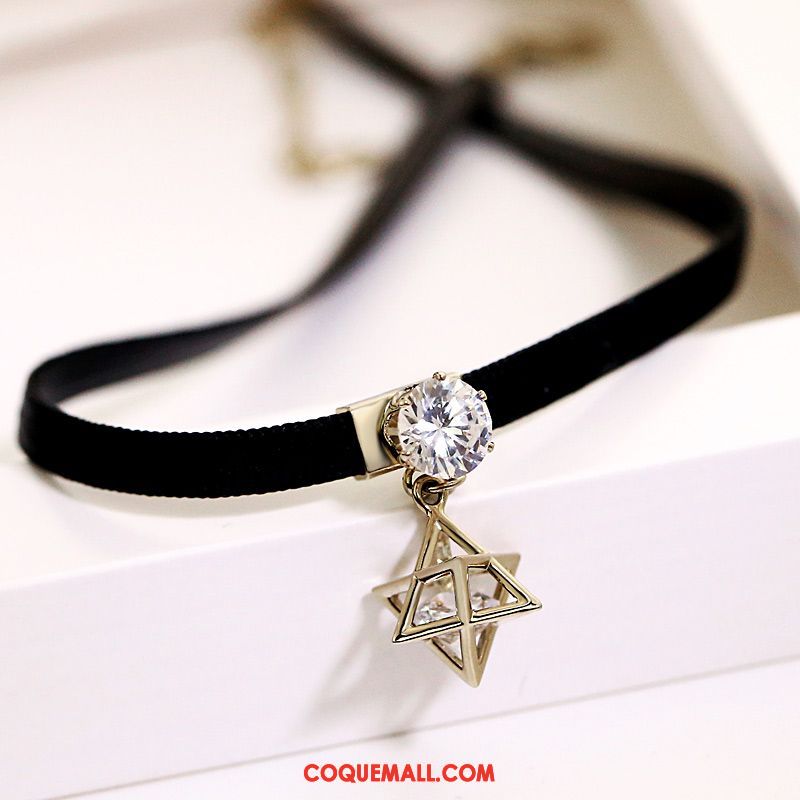 Collier Femme Tendance Accessoires Simple, Collier Court Paragraphe