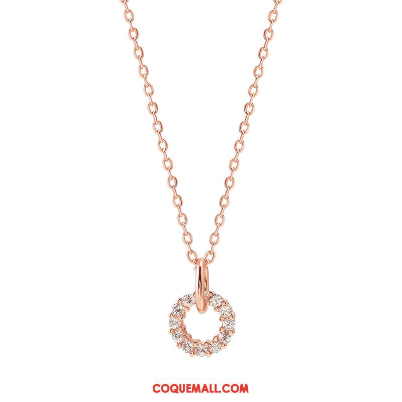 Collier Femme Étudiant Simple Argenté, Collier Accessoires
