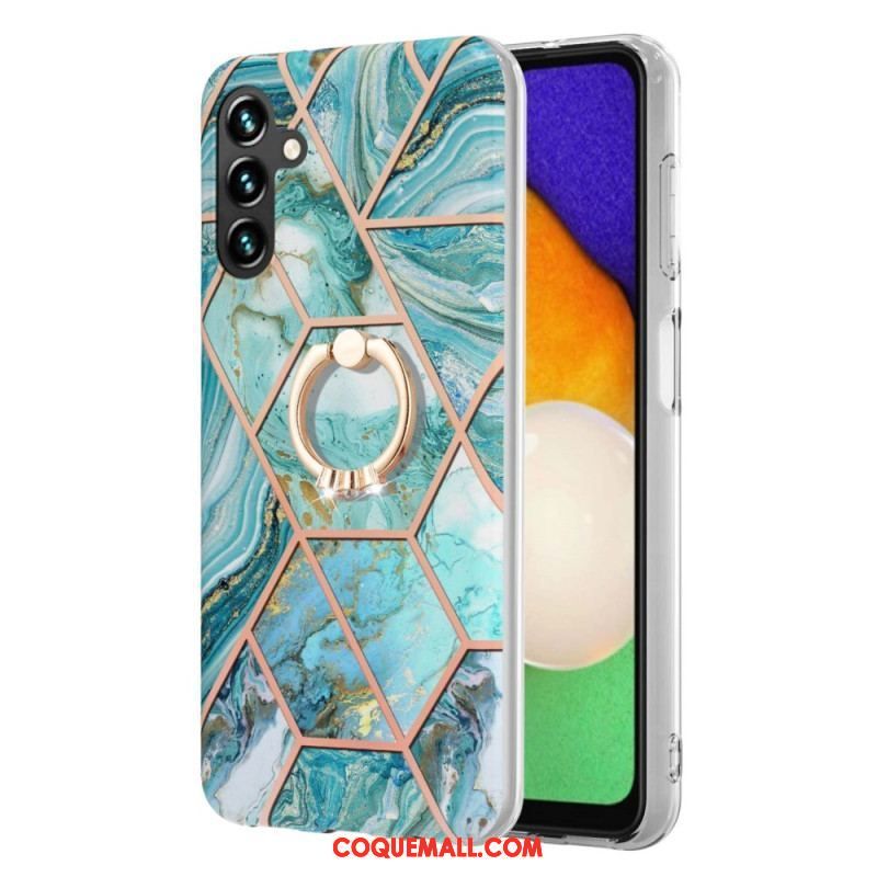 Coque A54 5G Marbre avec Anneau-Support