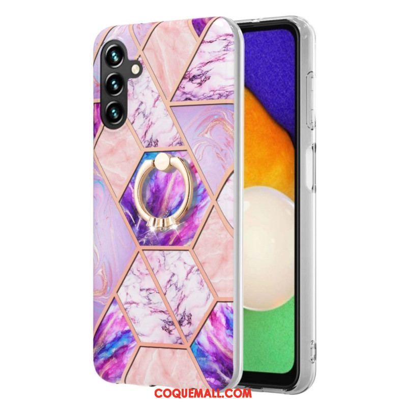 Coque A54 5G Marbre avec Anneau-Support