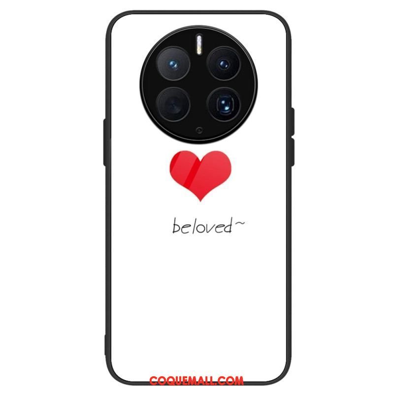 Coque Huawei Mate 50 Pro Verre Trempé Coeur