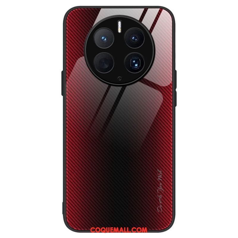 Coque Huawei Mate 50 Pro Verre Trempé Fibre Carbone