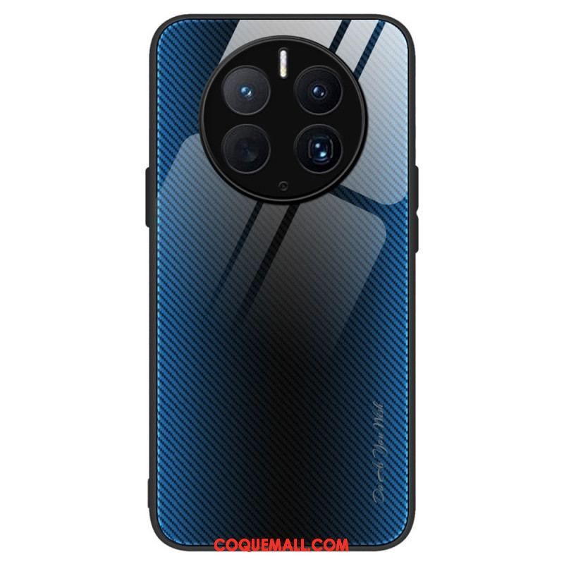 Coque Huawei Mate 50 Pro Verre Trempé Fibre Carbone