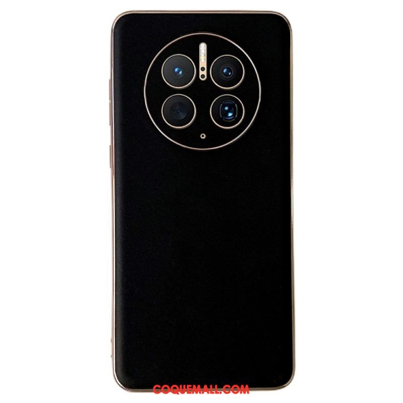 Coque Huawei Mate 50 Pro Véritable Cuir Color