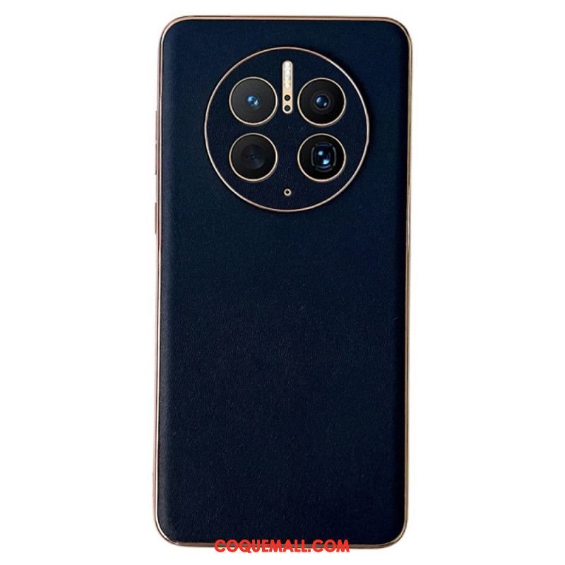 Coque Huawei Mate 50 Pro Véritable Cuir Color